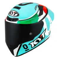 Casco integrale KYT TT-REVO LEOPARD REPLICA E06 Tricolore