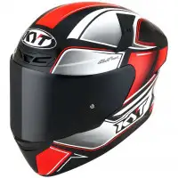 Casco integrale KYT TT-REVO TOURIST E06 Rosso fluo