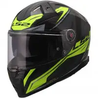 Casco Integrale LS2 FF811 Vector II C Savage Giallo Fluo In Carbonio