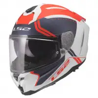 Casco Integrale LS2 FF817 Challenger II Titan Bianco Blu Rosso Opaco