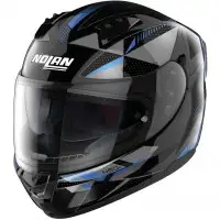 Casco integrale Nolan N60-6 WIRING Blu Silver