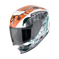 casco integrale Scorpion EXO-JNR Air arancio