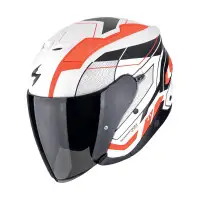 casco integrale Scorpion EXO-Z1 Vue bianco rosso opaco