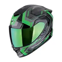 casco integrale Scorpion Exo 1400 Evo 2 Air Linart verde