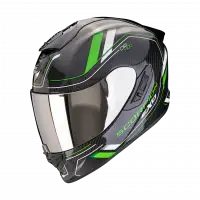 Casco integrale Scorpion EXO 1400 EVO 2 CARBON AIR MIRAGE in carbonio Nero Verde