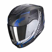 Casco integrale Scorpion EXO 391 HAUT Nero opaco Argento Blu