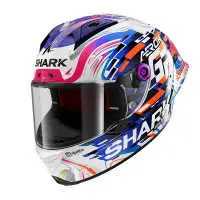 casco integrale Shark Aeron GP Replica Zarco France viola