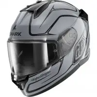 Casco Integrale Shark D-Skwal 3 Drone Argento Nero