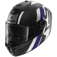 casco integrale Shark Spartan RS Carbon Shawn Mat blu