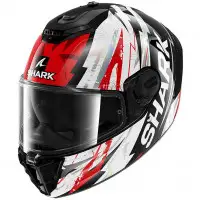 Casco Integrale Shark Spartan RS Hibolt Nero Rosso Cromato