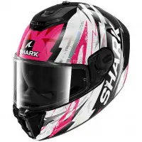 Casco Integrale Shark Spartan RS Hibolt Nero Viola Cromato