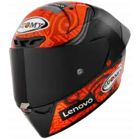 Casco integrale Suomy S1-XR GP BAGNAIA REPLICA E06-FIM in fibra Nero Rosso