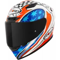 Casco integrale Suomy TRACK-1 TROY BAYLISS REPLICA 2002 E06 in fibra Multicolor