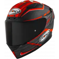 Casco integrale Suomy TX-PRO JOHNSON REPLICA RED MATT E06 in fibra Nero Rosso