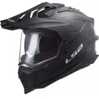 Casco integrale touring LS2 MX701 EXPLORER SOLID 22.06 in fibra Nero