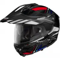 Casco integrale touring Nolan X-552 ULTRA WINGSUIT in carbonio Rosso Blu Bianco