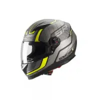 Casco intergrale Smook FF-813 Nero Giallo fluo