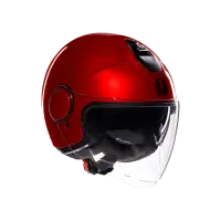 casco jet AGV Eteres Mono Corsa rosso