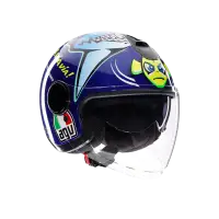 casco jet AGV Eteres Rosso