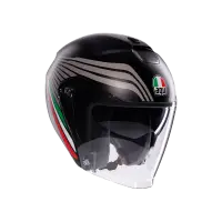 casco jet AGV IRIDES BOLOGNA nero tricolore