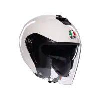 casco jet AGV Irides Mono Materia bianco