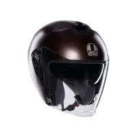 casco jet AGV Irides Mono Matt Pregiato bronzo
