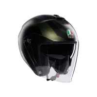 casco jet AGV Irides Sakai Matt verde nero