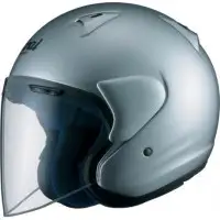 Casco jet Arai SZ-F in fibra Aluminium Argento