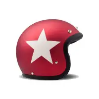 Casco jet DMD VINTAGE STAR COMET rosso