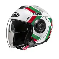 casco jet Hjc I40n Velu verde