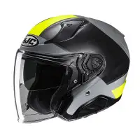 Casco Jet Hjc RPHA31 CHELET Giallo Fluo Opaco