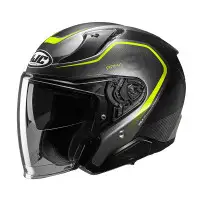 Casco Jet Hjc RPHA31 KOUV Giallo Fluo Opaco