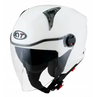 Casco jet Kyt D-CITY PLAIN E06 Bianco