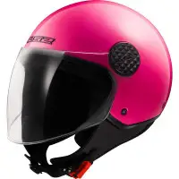 Casco Jet LS2 OF558 Sphere Lux II Rosa Fluo 06