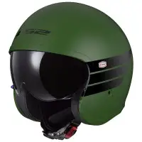 Casco Jet LS2 OF599 Spitfire 2 Retro verde