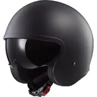 Casco Jet LS2 OF599 Spitfire 2 Solid Nero opaco