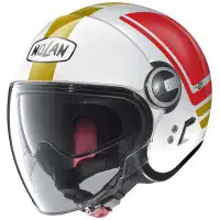 Casco jet Nolan N21 VISOR 06 FLYBRIDGE Oro Rosso Verde