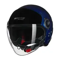 Casco Jet Nolan N21 Visor 06 Verniciatura Speciale Blu