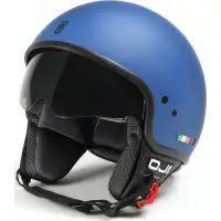 Casco jet OJ FOGLIA Blu Opaco