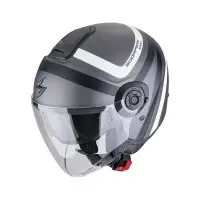 casco jet Scorpion Exo-City 2 Riva argento opaco