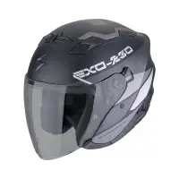 casco jet Scorpion Exo 230 Band nero opaco