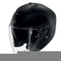 casco jet Shark RS JET Blank Mat nero