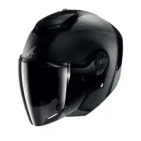 casco jet Shark RS Jet Carbon Mat nero
