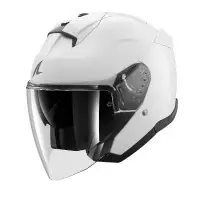 casco jet Shark Skwal bianco