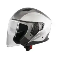 Casco jet Smook NJT-ONE Rosa Bianco