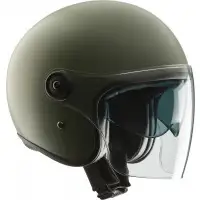 Casco jet Tucano Urbano EL FAST Verde Airborne Opaco