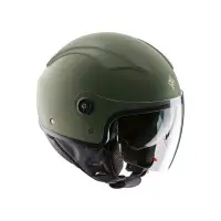 Casco jet Tucano Urbano El'Top Verde Airborne Opaco