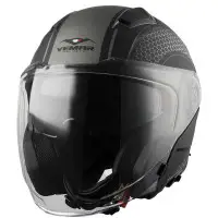 Casco jet Vemar FENG HIVE Grigio Opaco