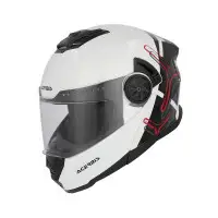 Casco Modulare Acerbis Rider Bianco Nero
