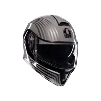 casco modulare AGV Streetmodular Iseo grigio nero